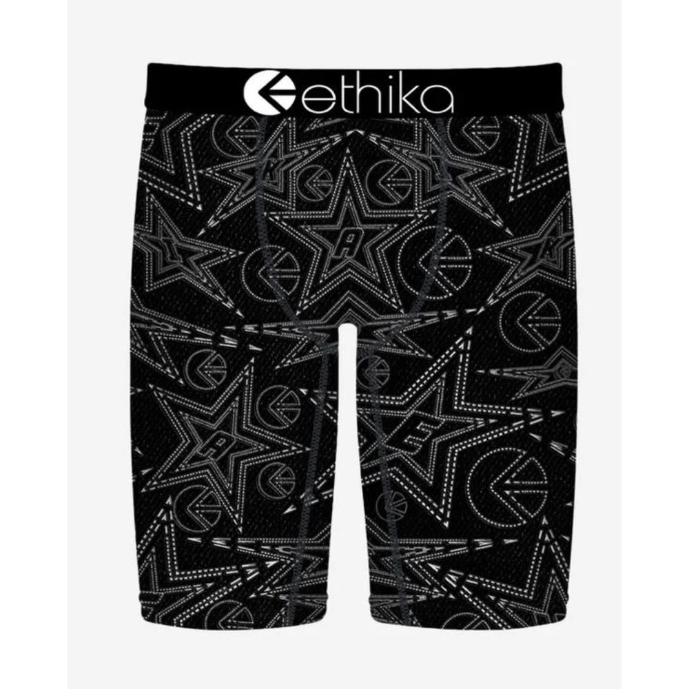 Ethika Boys Staple Boxer Briefs XL Black White Good Denim New Star Underwear